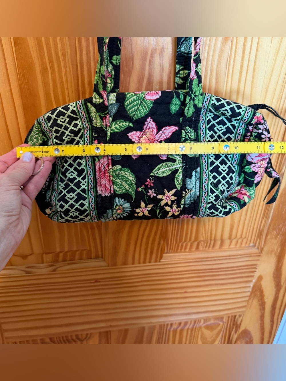 Retired 2007 Vera Bradley Small duffel Botanica print. - Picture 6 of 10